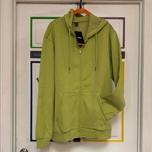 Vibrant Lime Green Kids Hoodie